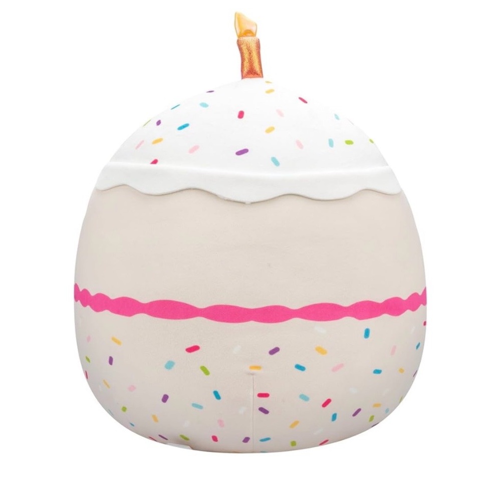 Squishmallows Birthday Cake Plush - White and Pink - Picture 3 of 3